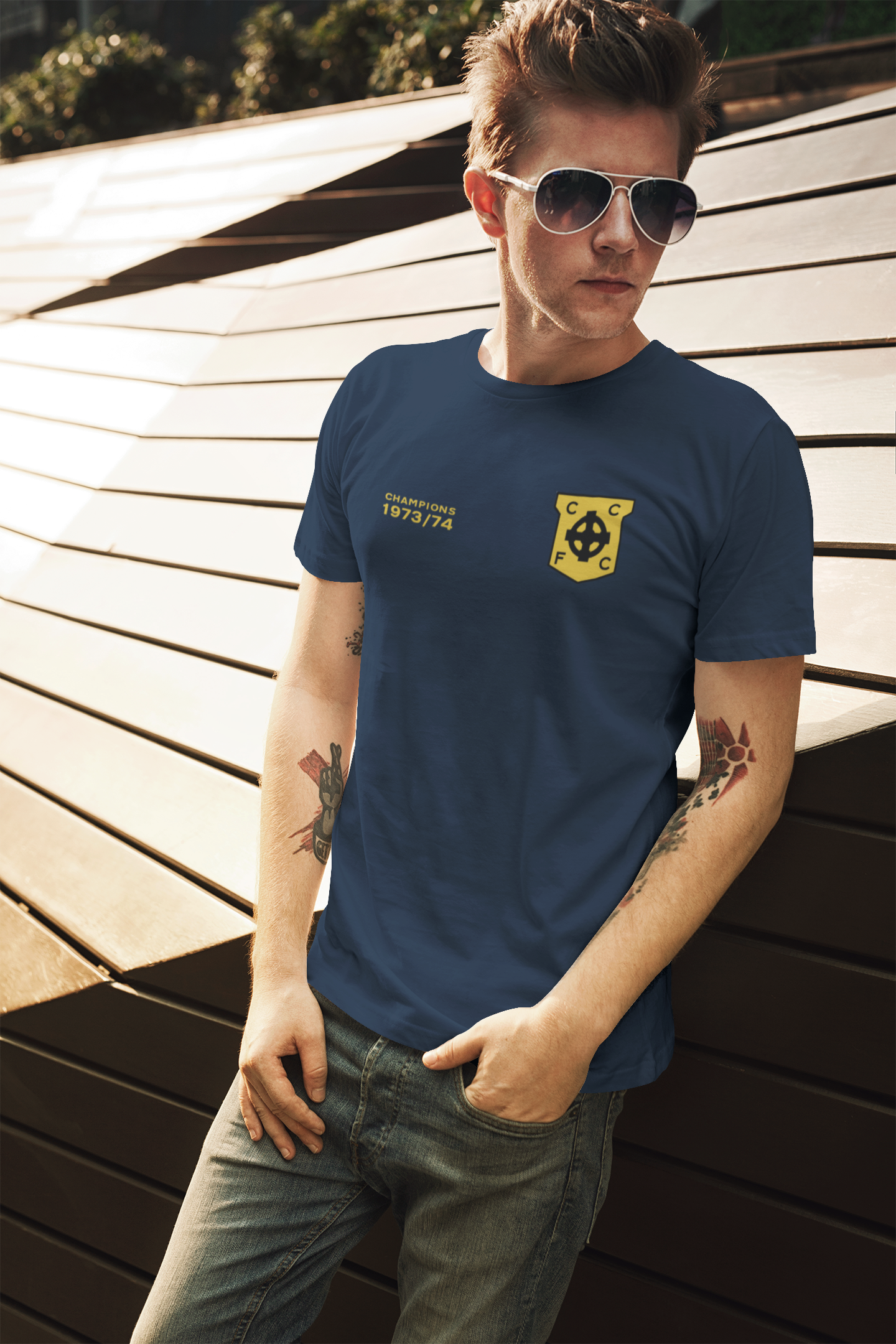 Retro Cork Celtic Champions Tee